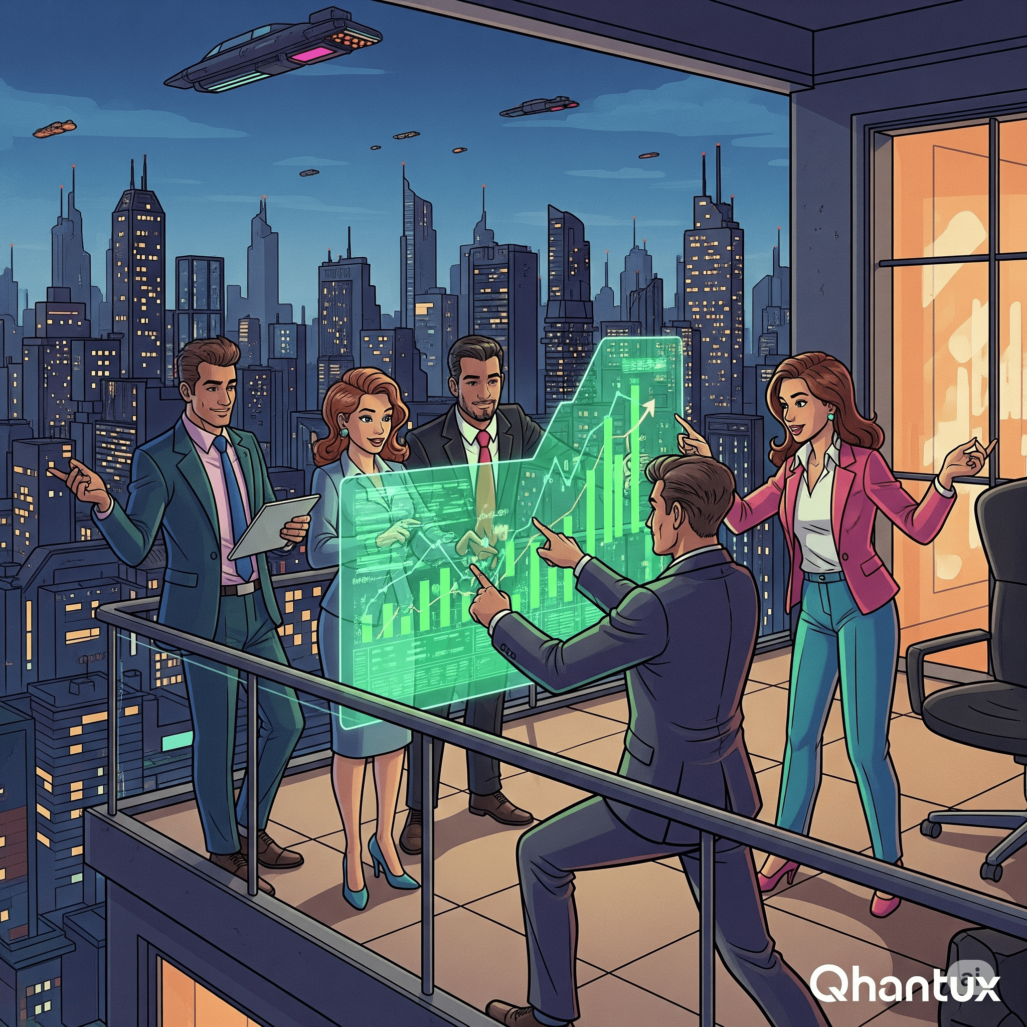 Empresas beneficiadas por el trabajo de Qhantux